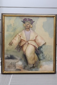 Mario Gruber(Brazil, 1927-2011) Oil on Canvas