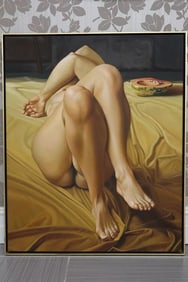 Heriberto Cogollo (Colombian, b. 1945) Oil Painting