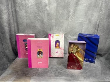 5 Limited Edition Barbies