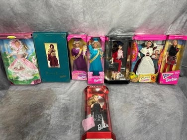 8 Limited _ Special _ Collectors _ Edition Barbies. Never Opened