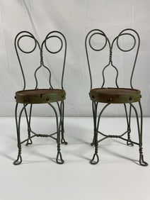 Vintage Miniature Ice Cream Parlor Chairs