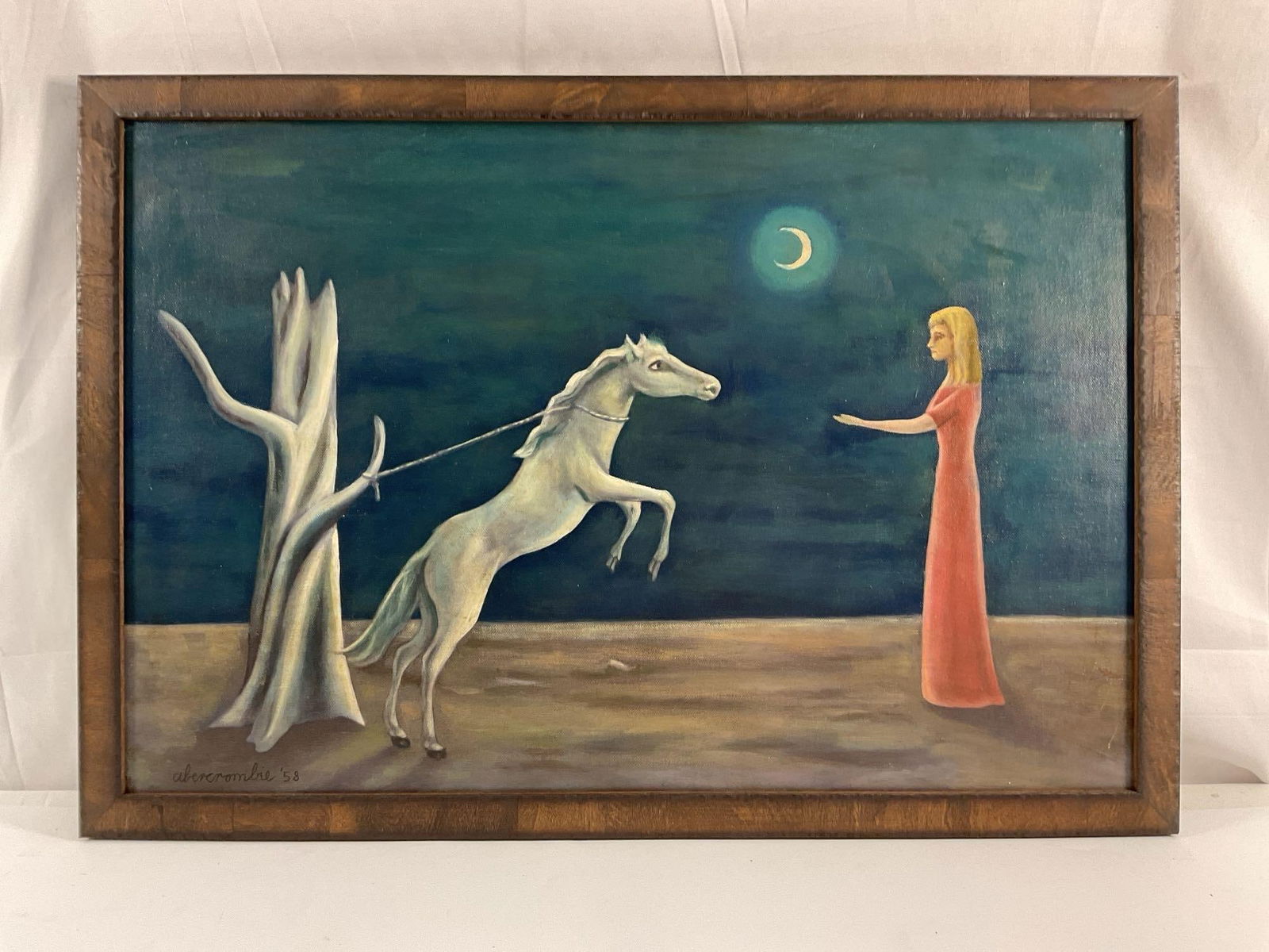 Attributed to Gertrude Abercrombie (American, 1909-1977) Oil on Canvas (1 of 5)