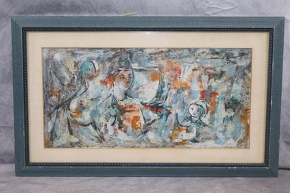 Abstract Oil Painting by Rita Gombinski