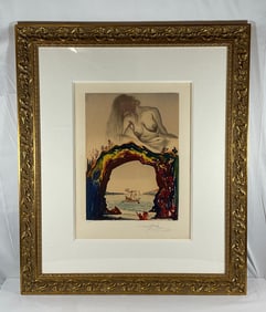 "La Sirene" by Salvador Dali (Spain,1904-1989) Lithograph