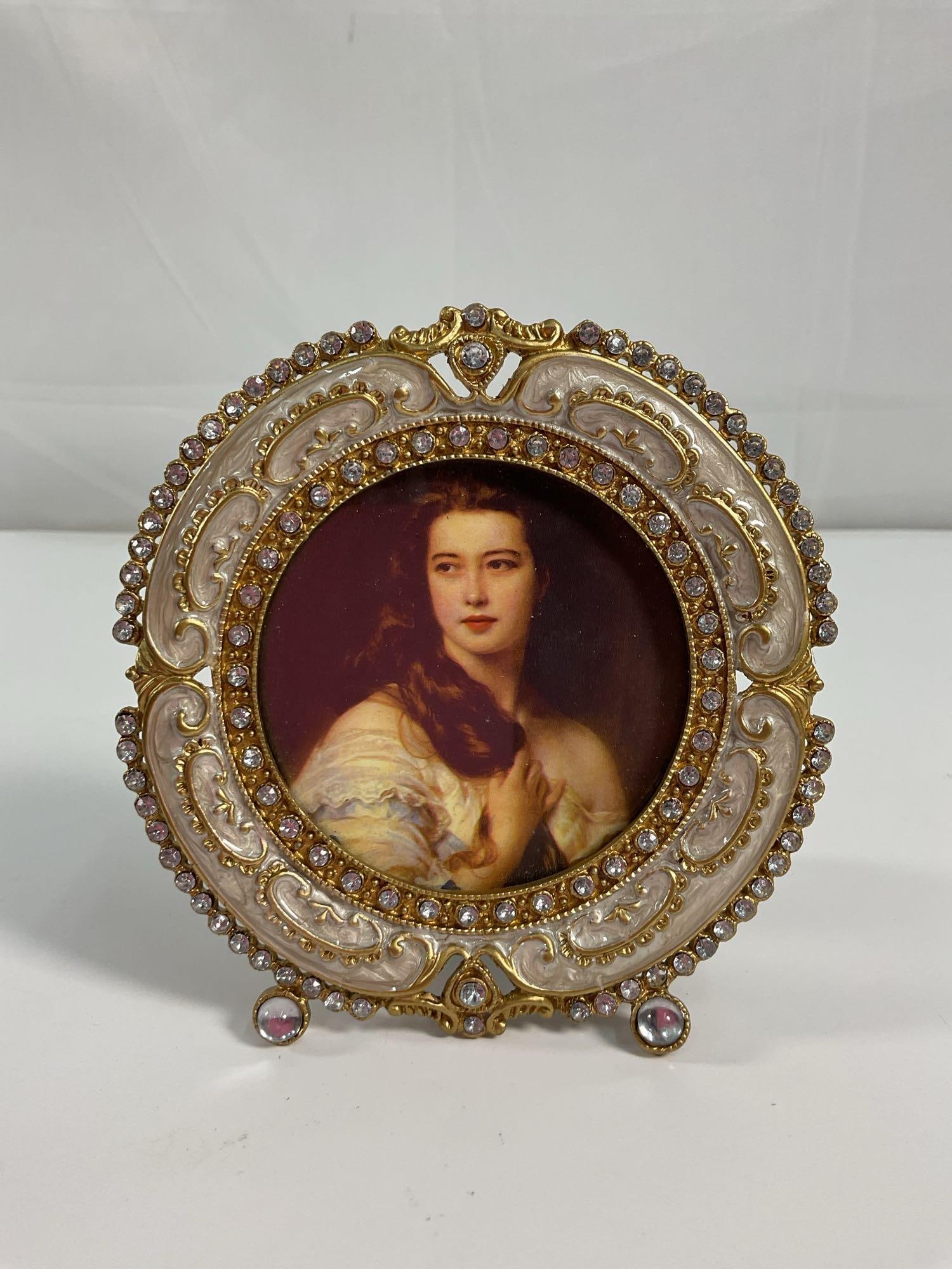 Ornate Victorian-Style Miniature Portrait Frame (1 of 2)