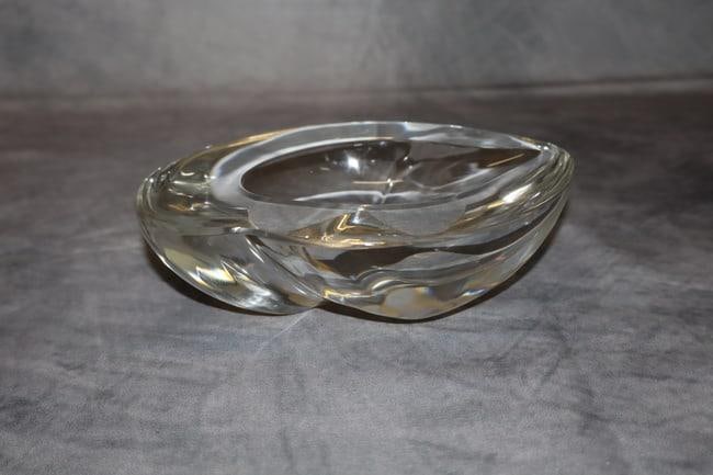 Signed Crystal Ashtray – Murano or Mid-Century Modern (1 of 7)