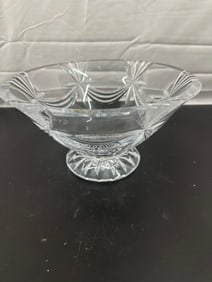 Vintage Crystal Pedestal Bowl