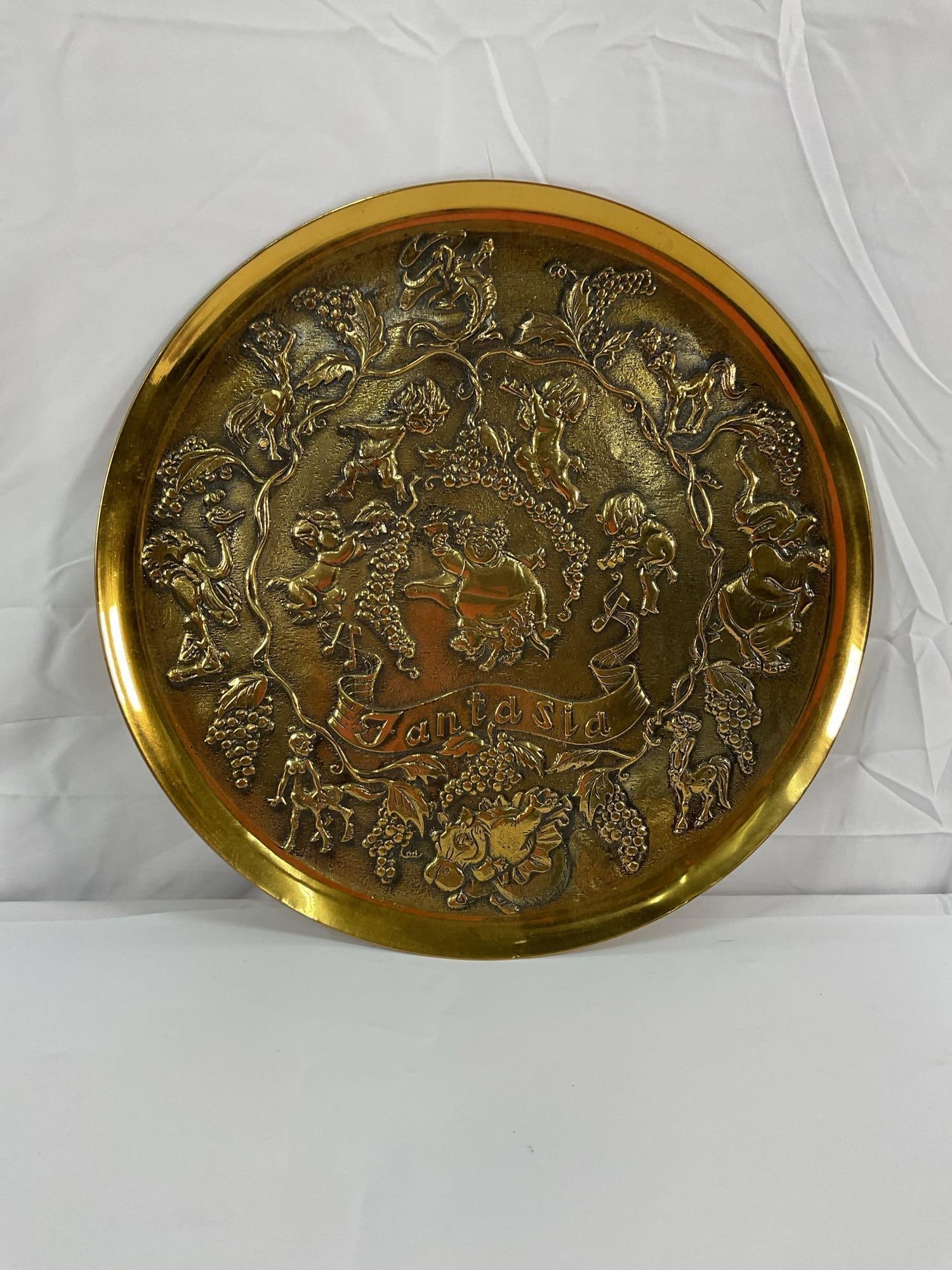 Vintage Fantasia - Walt Disney Decorative Brass Plate - South  Korea (1 of 5)