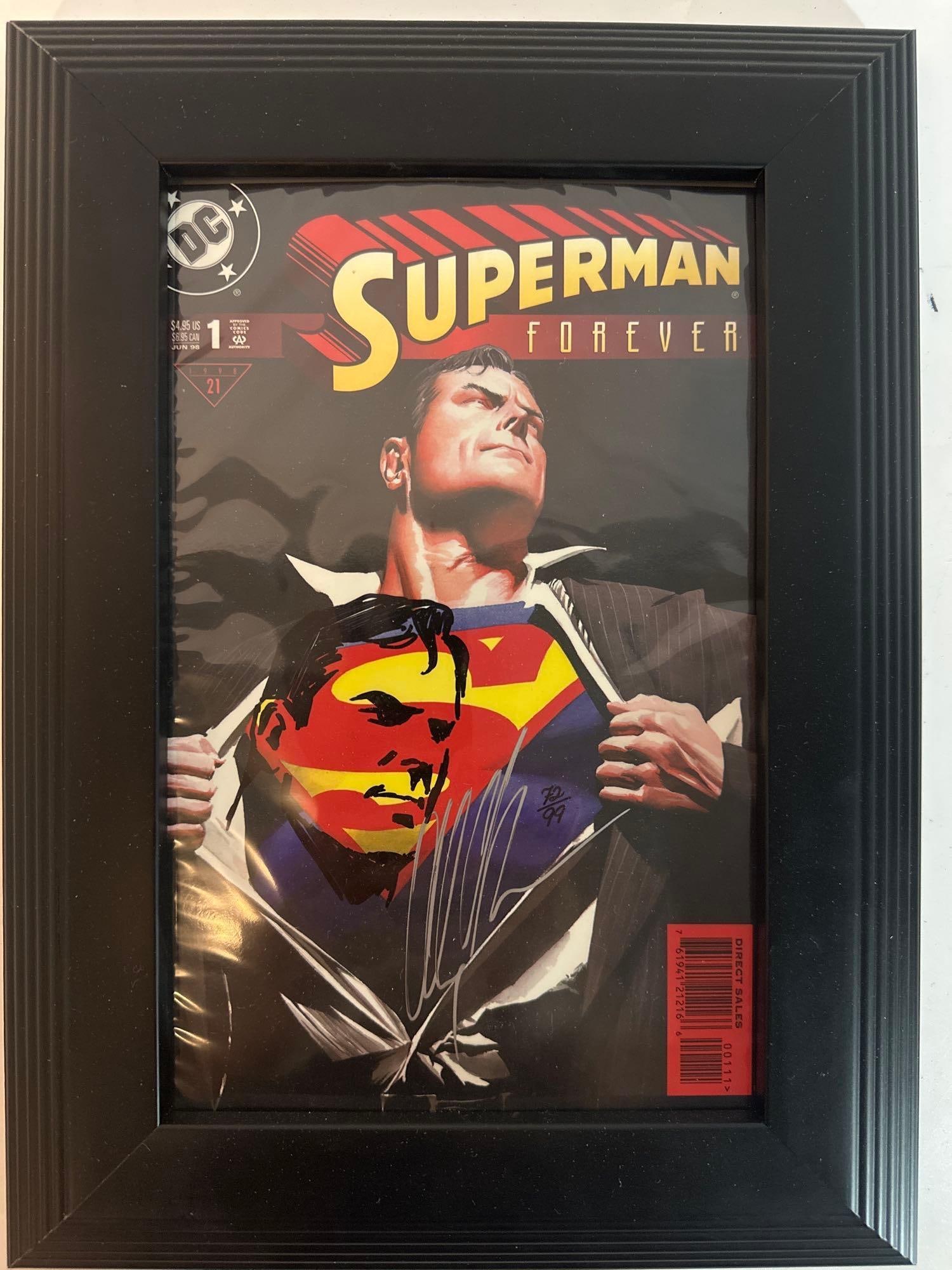 "Superman Forever #1" Limited Edition comic book Signed by Alex Ross (1 of 4)
