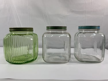 3 Vintage Glass Jars- Box 3 - Photo 11