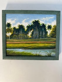 "Palm Grove Reflection" by Sierra (Cuban)