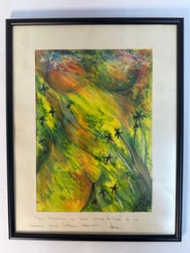 "Tropical Abstraction" by Oscar Herrera(Cuban)