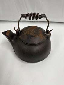 Vintage Lodge Cast Iron Kettle or Teapot