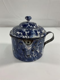 Teapot Graniteware Blue - Box 15