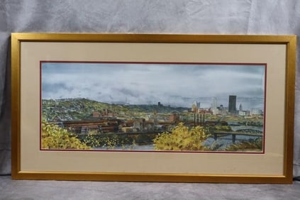 Lithograph by Mary Louise Verilla(American, B.1931-2016)