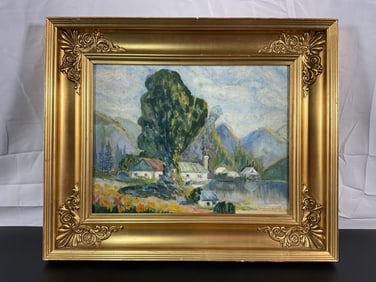 Marion Ida Kavanagh Wachtel (American, 1876-1954) Oil on Board