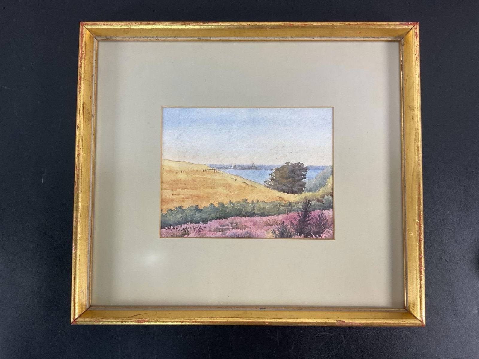 Julian(Robert Julian) Onderdonk (American, b.1882-1922) Watercolor: Julian Onderdonk, the first of Robert and Emily Onderdonk's talented children, was born in San Antonio in 1882. All of the Onderdonk children---Julian, Eleanor, and Latrobe---exhibited early signs of