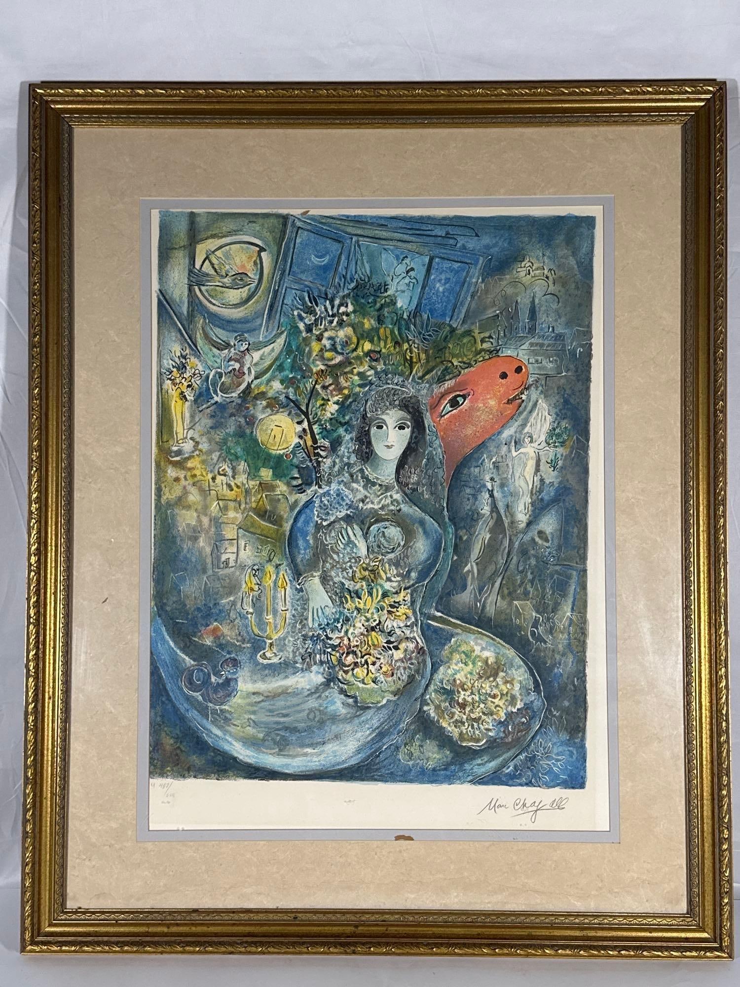 Bella limited edition Marc Chagall Lithograph (1 of 4)