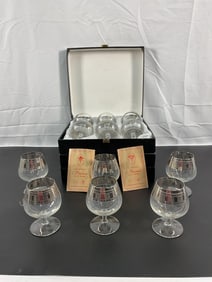 CF Design Italian "I Preziosi" Glass Snifter Set (Set of 12)