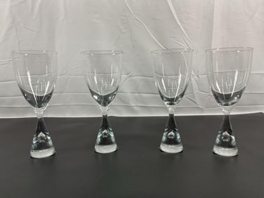 Holmegaard Princess Schnapps/Wine Glasses by Bent O. Severin (Set of 4) - Danish