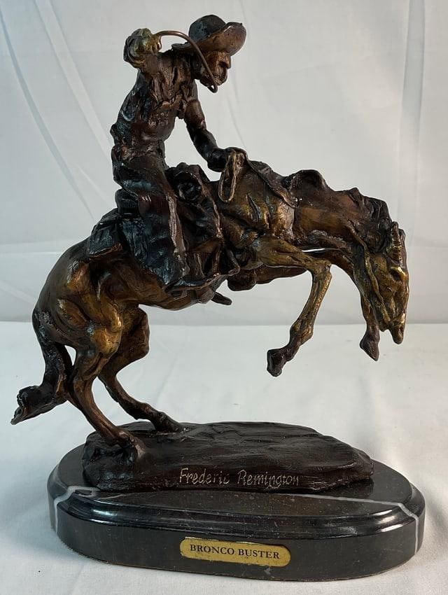 Frederick Remington Bronze - Bronco Buster (1 of 5)