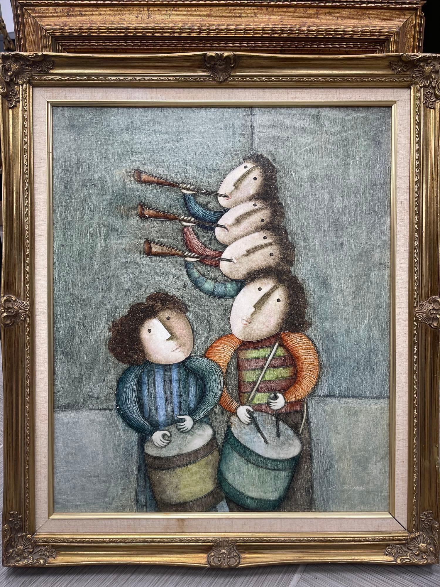 Surreal Musicians - Joyce Roybal (1955), signed (1 of 4)