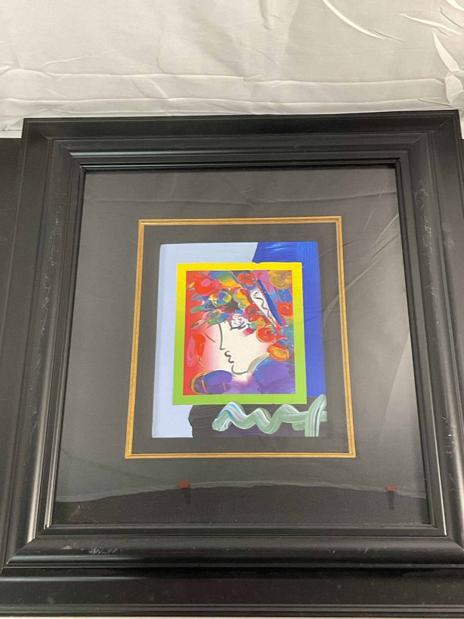 Blushing Beauty by Peter Max (German/American, b.1937) Mixed Media (1 of 5)