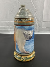 Budweiser "Animals of the Seven Continents Series: North America" Stein