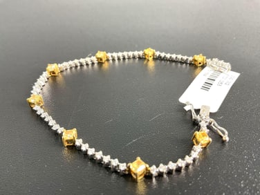 White Gold Diamond Bracelet