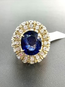 Yellow Gold Diamond Cocktail Ring