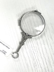 Art Deco Platinum Diamond Lorgette