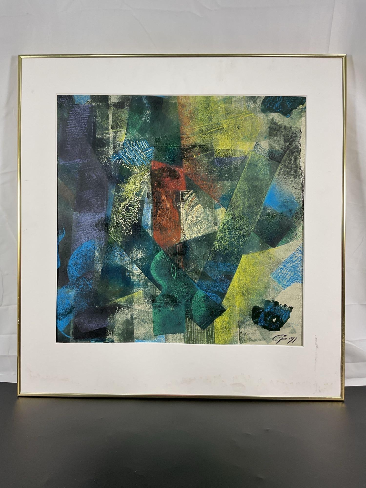 Abstract Mixed Media Artwork (1 of 3)