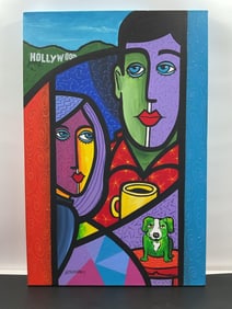 The Girl from L.A. by Valter de Morais (Brazil, b.1948) Acrylic on Canvas