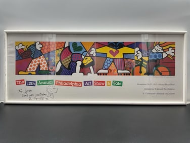 Growing As A Child by Romero Britto (Brazil, b.1963) Lithograph