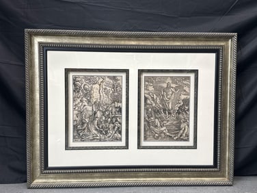 Lamentation for Christ and Resurrection by Albrecht Durer(German, 1471-1528)