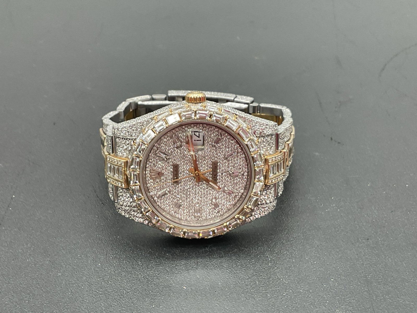 Custom Rolex Datejust with Full Diamond Setting (1 of 14)