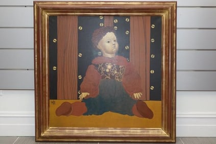 Mario Gruber(Brazil, 1927-2011) Oil on Canvas