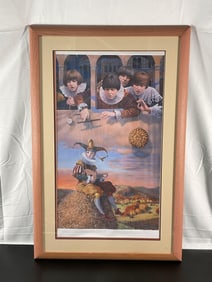 Framed Michael Cheval Print - The Beatles