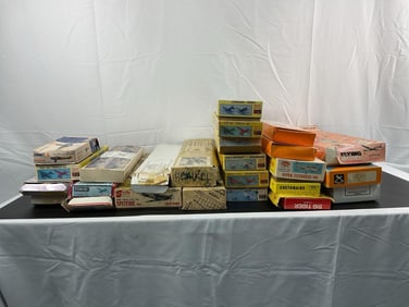 Assorted Vintage Model Airplane Kits - Mostly completed