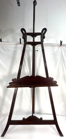 Vintage wooden artist's easel Late 19th to Early 20th Century