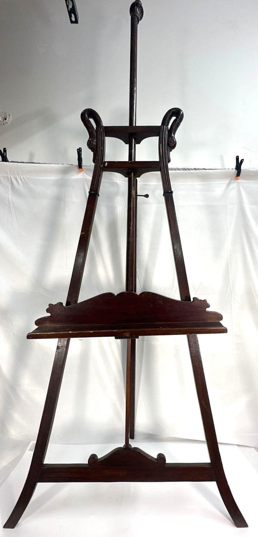 Vintage wooden artist's easel Late 19th to Early 20th Century (1 of 4)