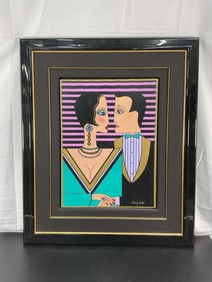 Art Deco Couple, Signed Audrey Cohle