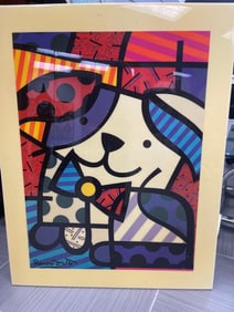 Romero Britto Pop Art Dog Print