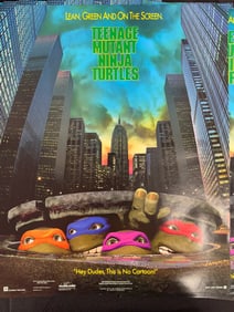 Lot of 10 Teenage Mutant Ninja Turtles Official Movie Posters (1990)
