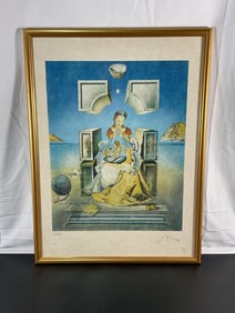 The Madonna of Port Lligat by Salvador Dali (Spain, 1904-1989) Lithograph