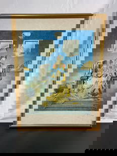 The Madonna of Port Lligat by Salvador Dali (Spain, 1904-1989) Lithograph: This is a signed limited edition lithograph by Salvador DaliÂ, titled "The Madonna of Port Lligat", one of Dalis most famous religious-themed works. The piece depicts a surreal interpretation of the