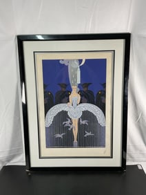 Elegant Showgirl â€“ Limited Edition Art Deco Serigraph