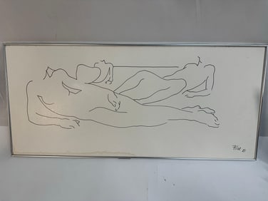 Pilar Bustos (Ecuador, b.1945) Ink Drawing