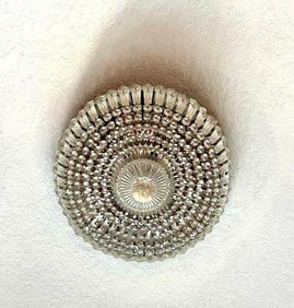 Entrance chandelier -  Vintage Crystal Flush Mount Ceiling Light - Schonebek