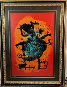 MASSIVE JOAN MIRO (Spain,1893-1983) Etching